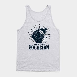 Quarantine Social Distancing Stay Home Viva la Revolucion Funny Meme Tank Top